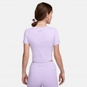 Nike Dri-FIT One Fitted Γυναικείο Cropped Τ-shirt