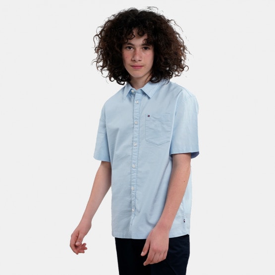 Tommy Jeans Solid Oxford Regular Fit Kids' Shirt