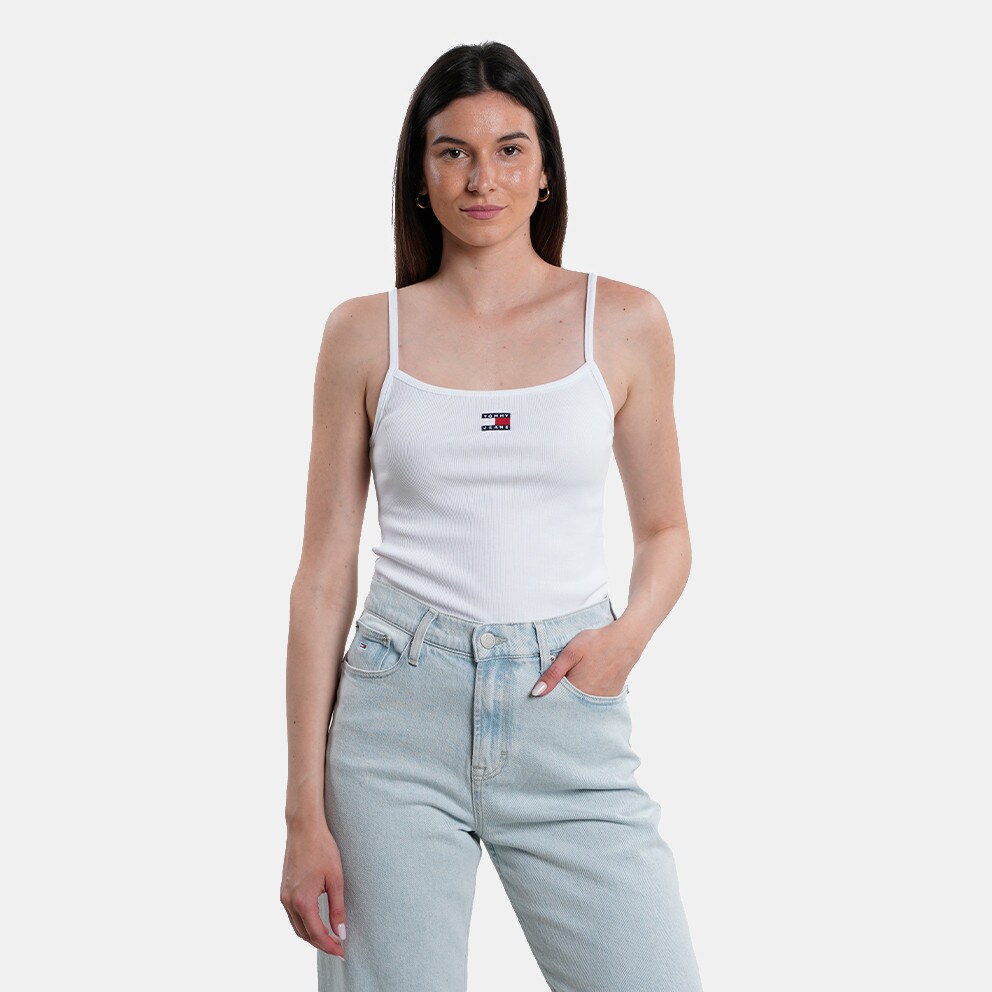 Tommy Jeans Tjw Badge Rib Strap Top