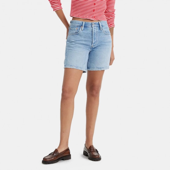 Levi's 501® Mid Thigh Short Med Indigo - Worn In