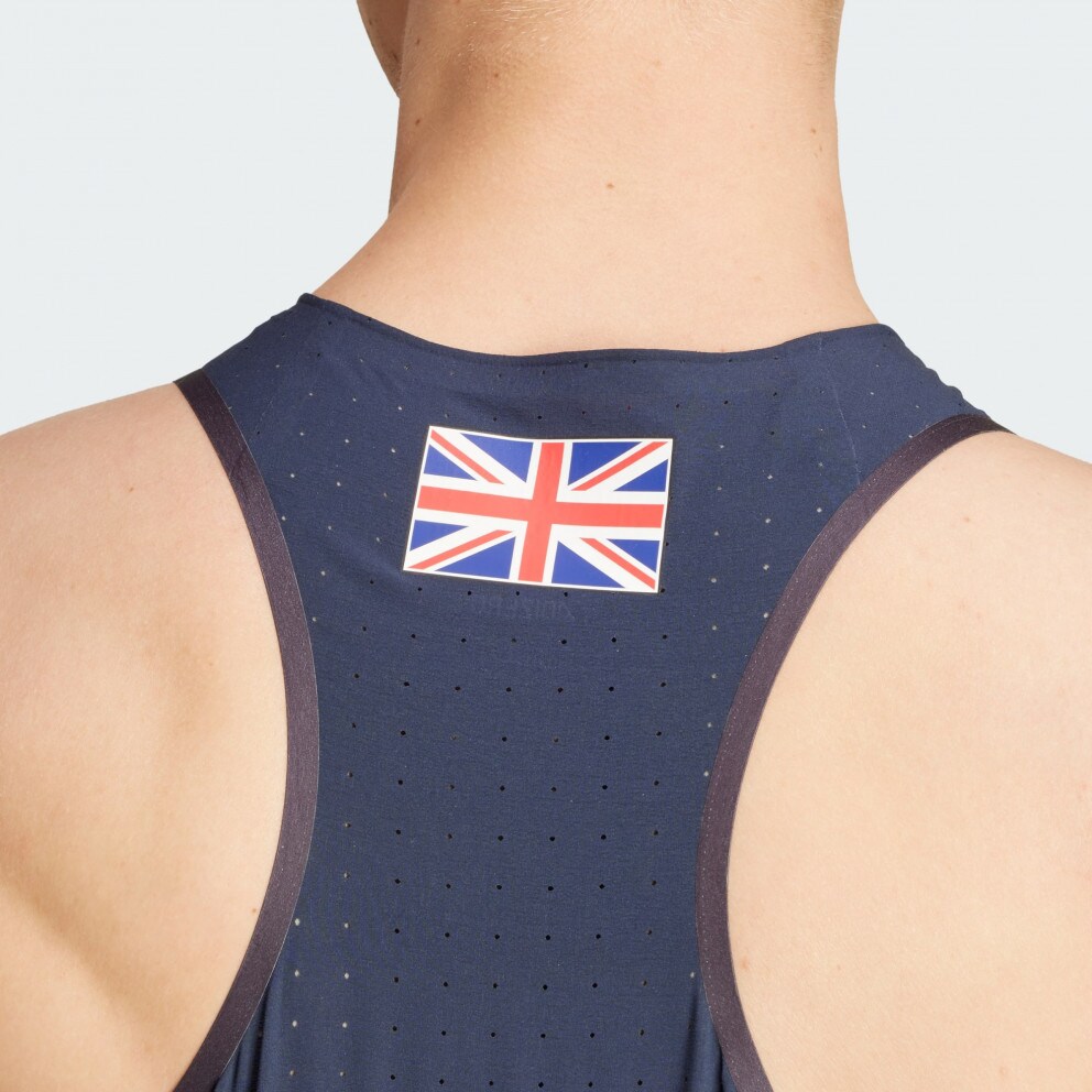 adidas Team Gb Adizero Running Singlet