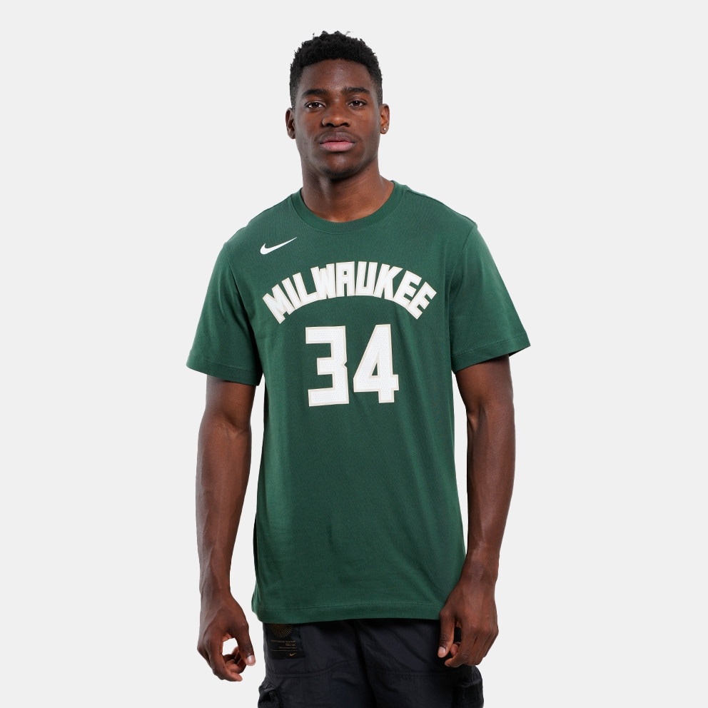 Nike NBA Milwaukee Bucks Giannis Antetokounmpo Men s T Shirt Green DR6385 329