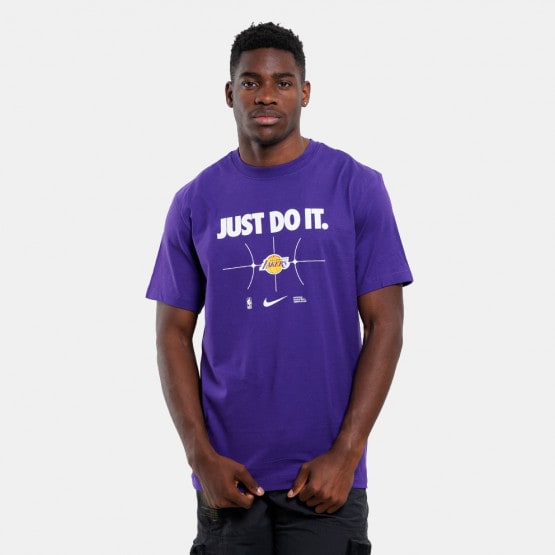 Nike NBA Los Angeles Lakers Essential Just Do It Μen's T-shirt