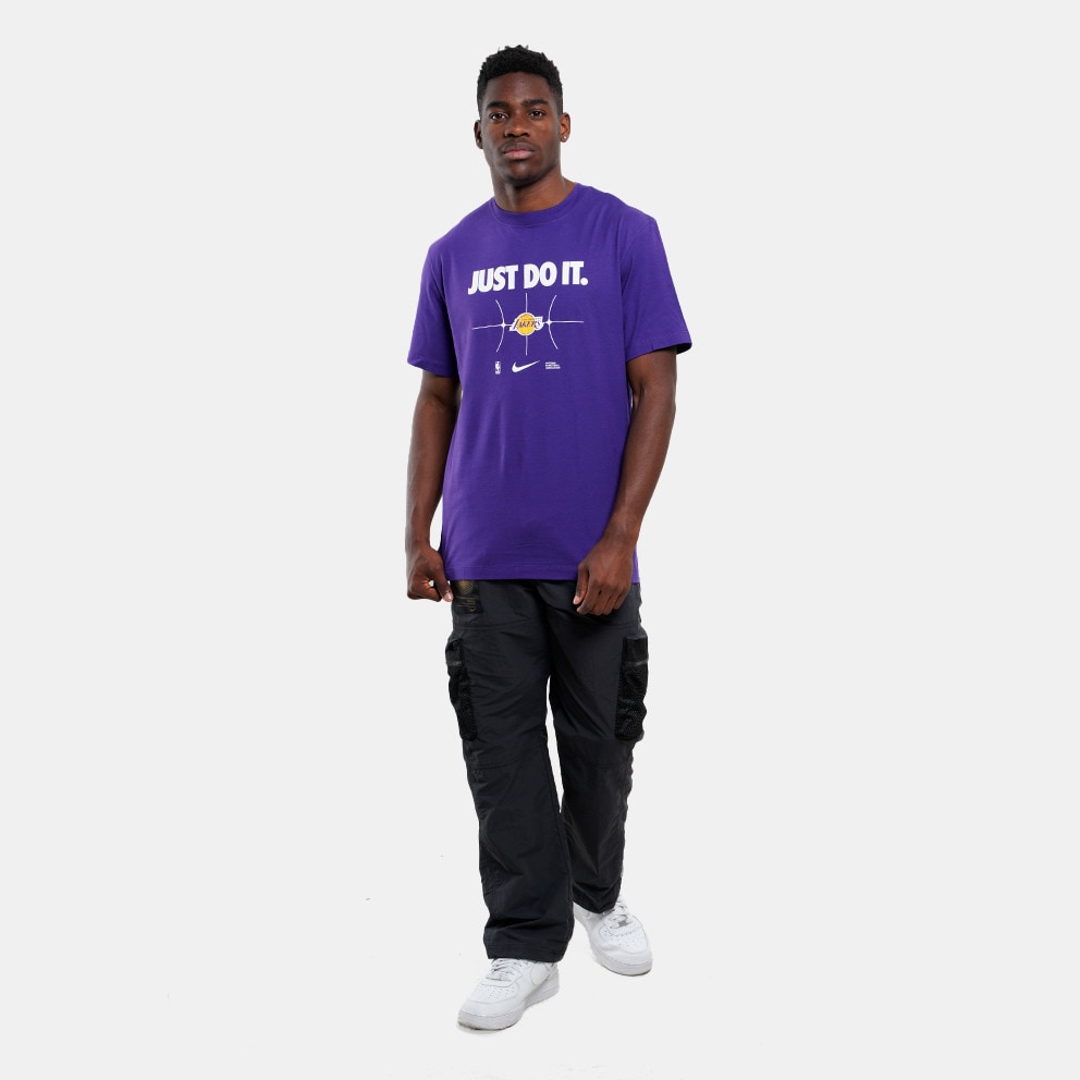 Nike NBA Los Angeles Lakers Essential Just Do It Ανδρικό T-shirt