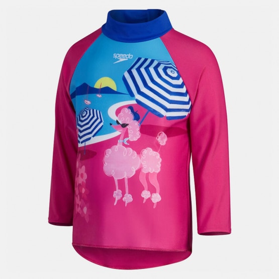 Speedo Girls Digital  Long Sleeve  Rash Top Μαγιώ