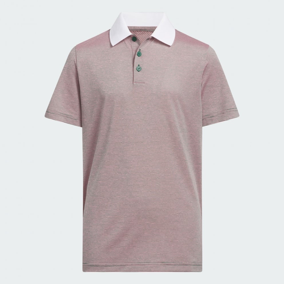 adidas Ottoman Striped Short Sleeve Polo Shirt Kids