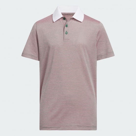 adidas Ottoman Striped Short Sleeve Polo Shirt Kids