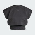 adidas Power Boxy French Terry 3-Stripes Γυναικείο Αμάνικο