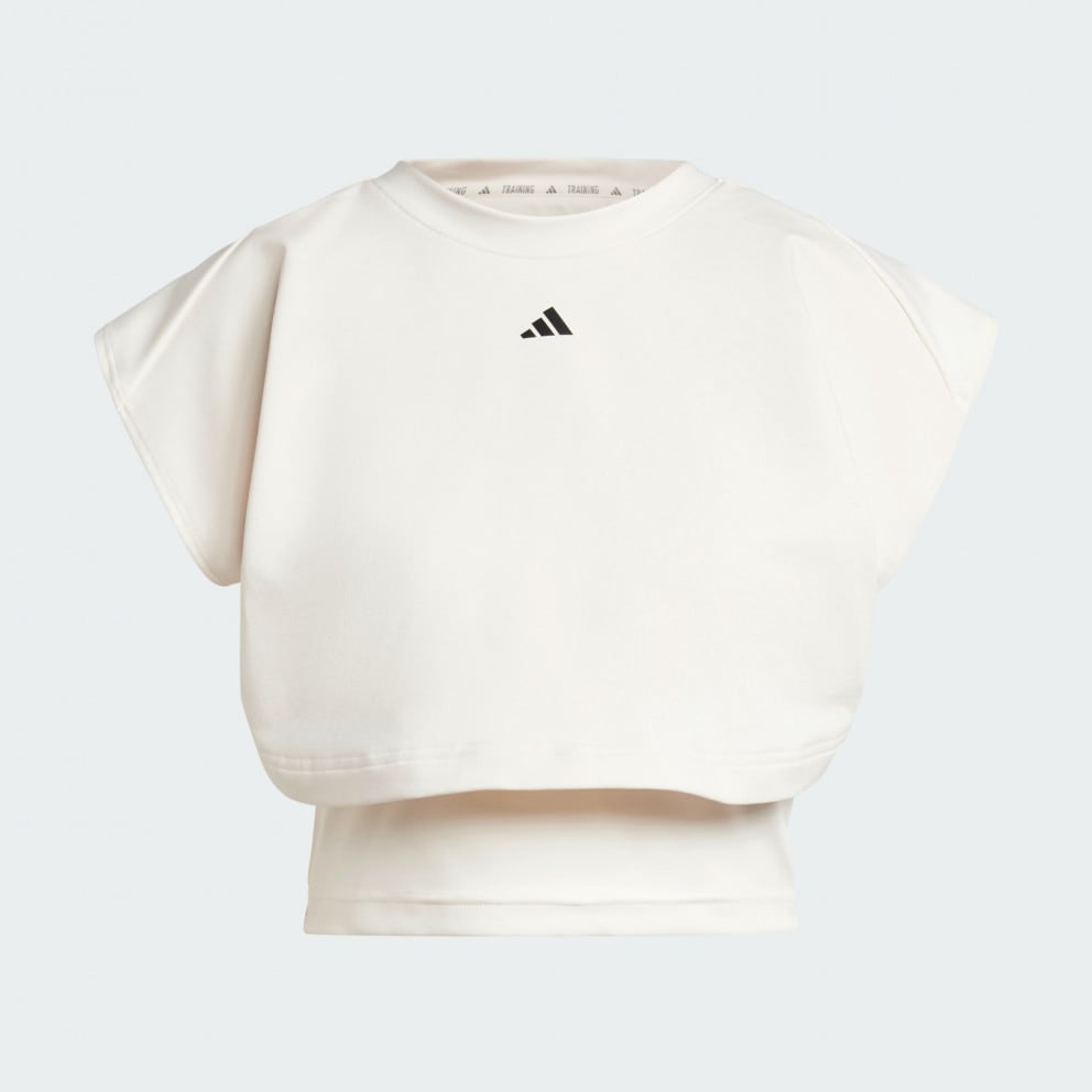 adidas Power Boxy French Terry 3-Stripes Γυναικείο Αμάνικο