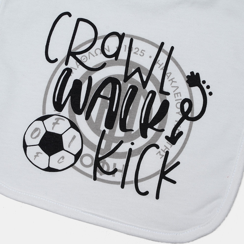 OFI OFFICIAL BRAND Σαλιαρα Βεβε Ασπρη  Crawl Walk