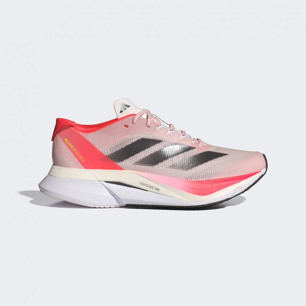 adidas Adizero Boston 12 Women s Running Shoes Pink IF9218