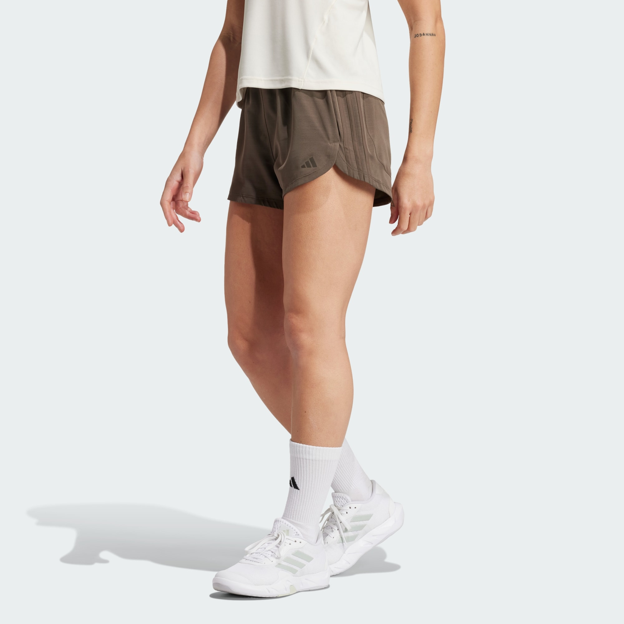  adidas Pacer Training 3-Stripes Woven High-Rise Shorts (9000194051_79714) 2025