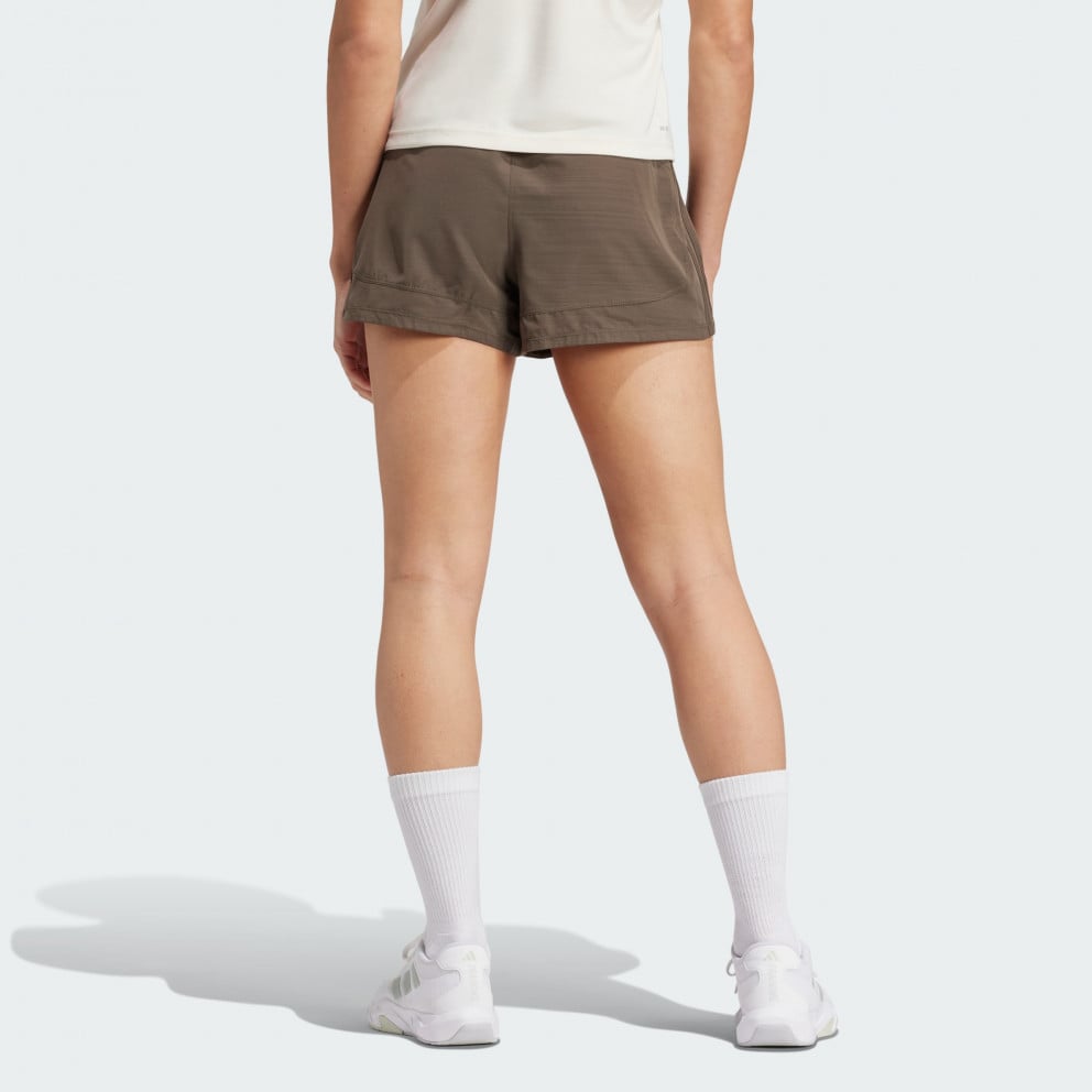 adidas Pacer Training 3-Stripes Woven High-Rise Shorts