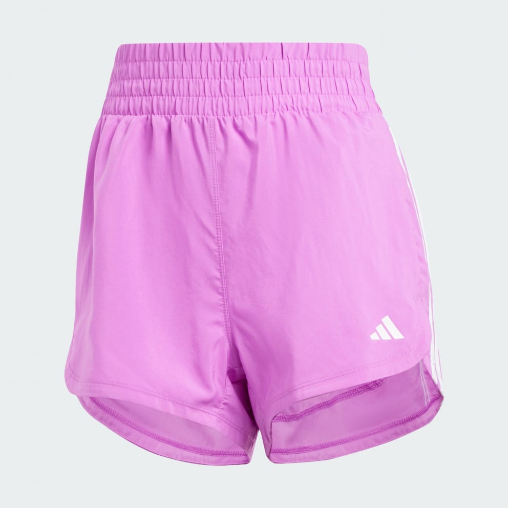 adidas Pacer Training 3-Stripes Woven High-Rise Shorts
