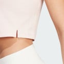 adidas Lounge Ribbed Crop Tee