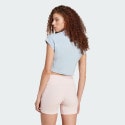 adidas Lounge Ribbed Crop Tee