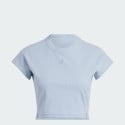 adidas Lounge Ribbed Crop Tee