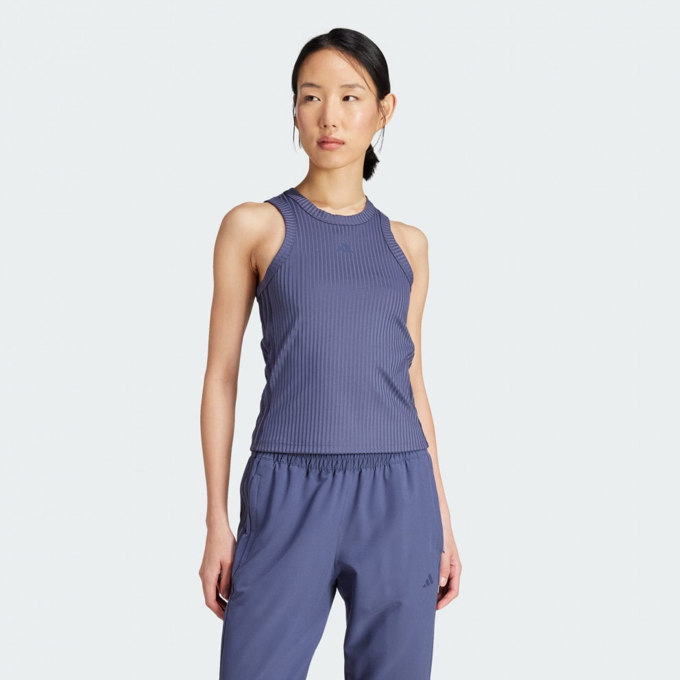 adidas All Gym Seasonal Rib Tight Fit Tonal 3-Stripes Tan