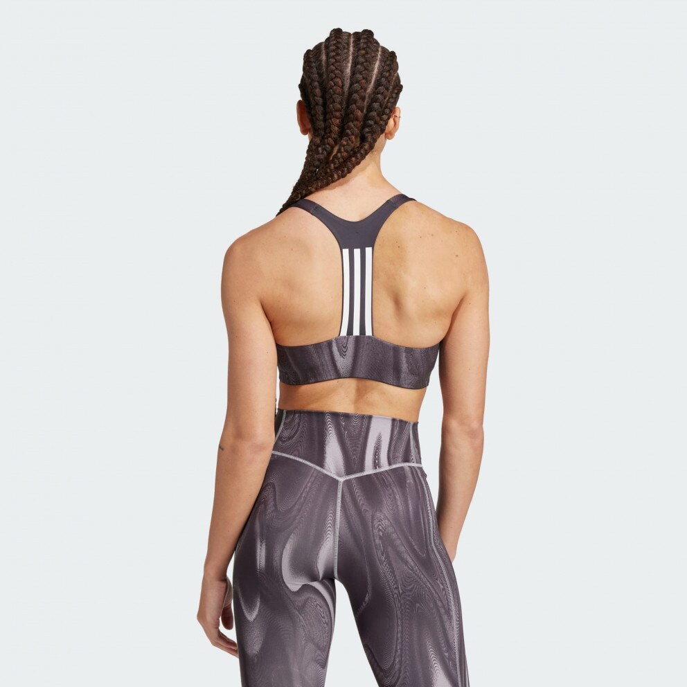 adidas Powerimpact Training Medium-Support 3-Stripes Bra
