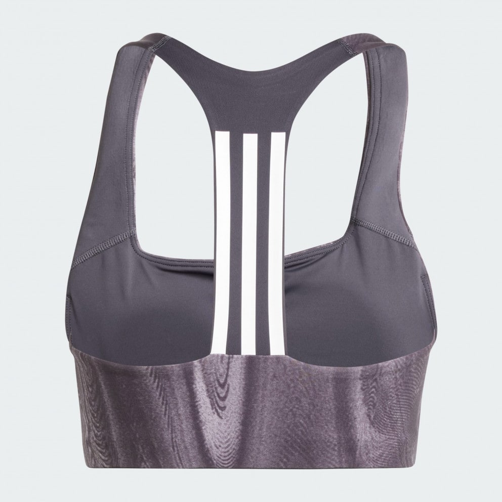 adidas Powerimpact Training Medium-Support 3-Stripes Bra