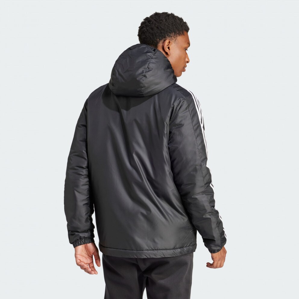 adidas Essentials 3-Stripes Insulated Hooded Jacket