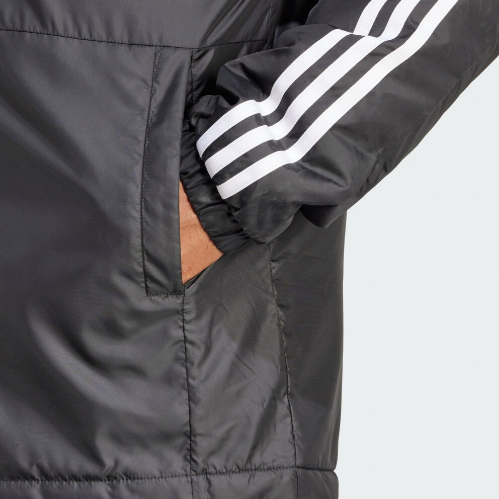 adidas Essentials 3-Stripes Insulated Hooded Jacket
