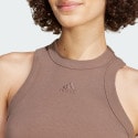 adidas Lounge Ribbed Crop Tank Top
