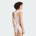 adidas Lounge Ribbed Crop Tank Top
