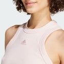 adidas Lounge Ribbed Crop Tank Top