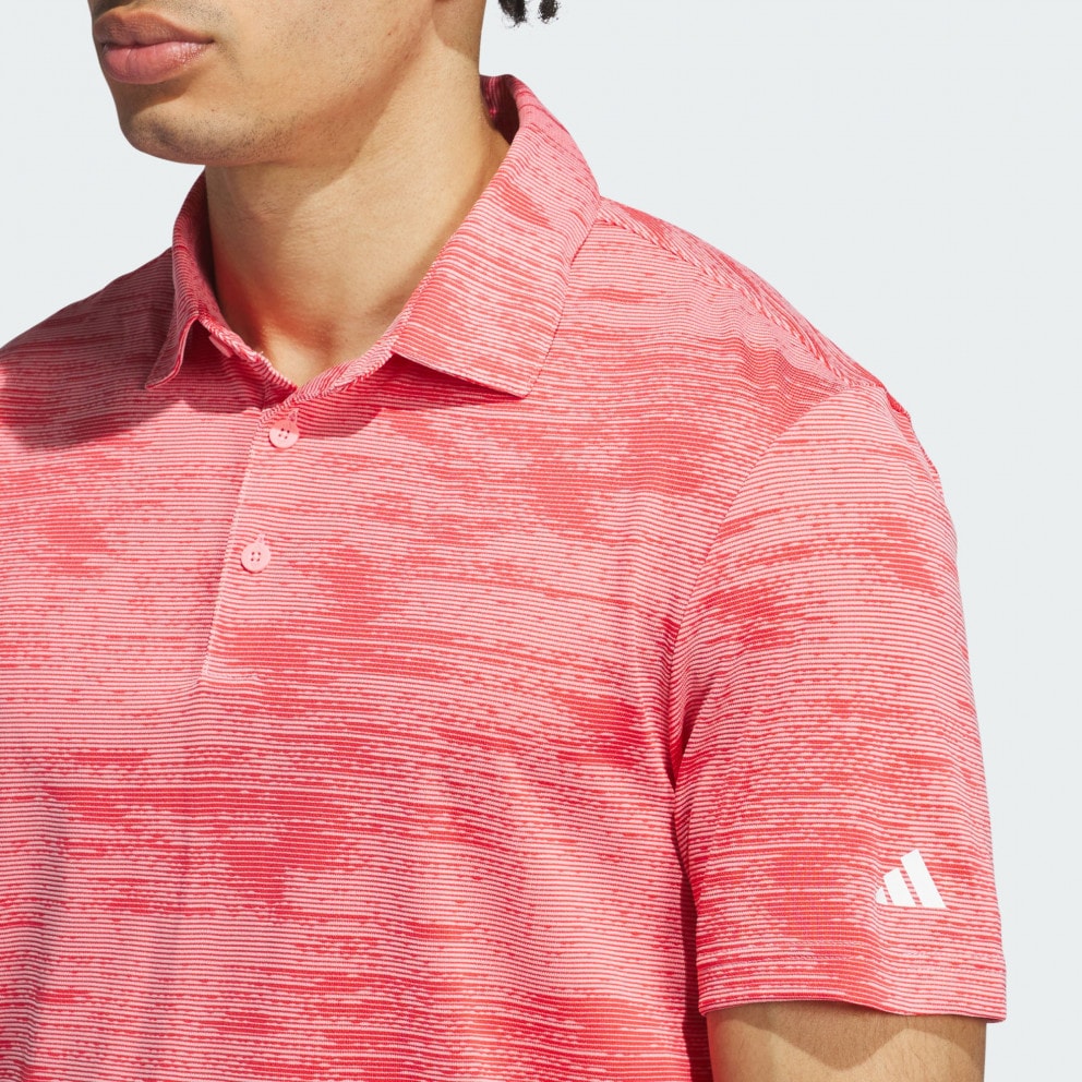 adidas Ultimate365 Textured Stripe Polo Shirt