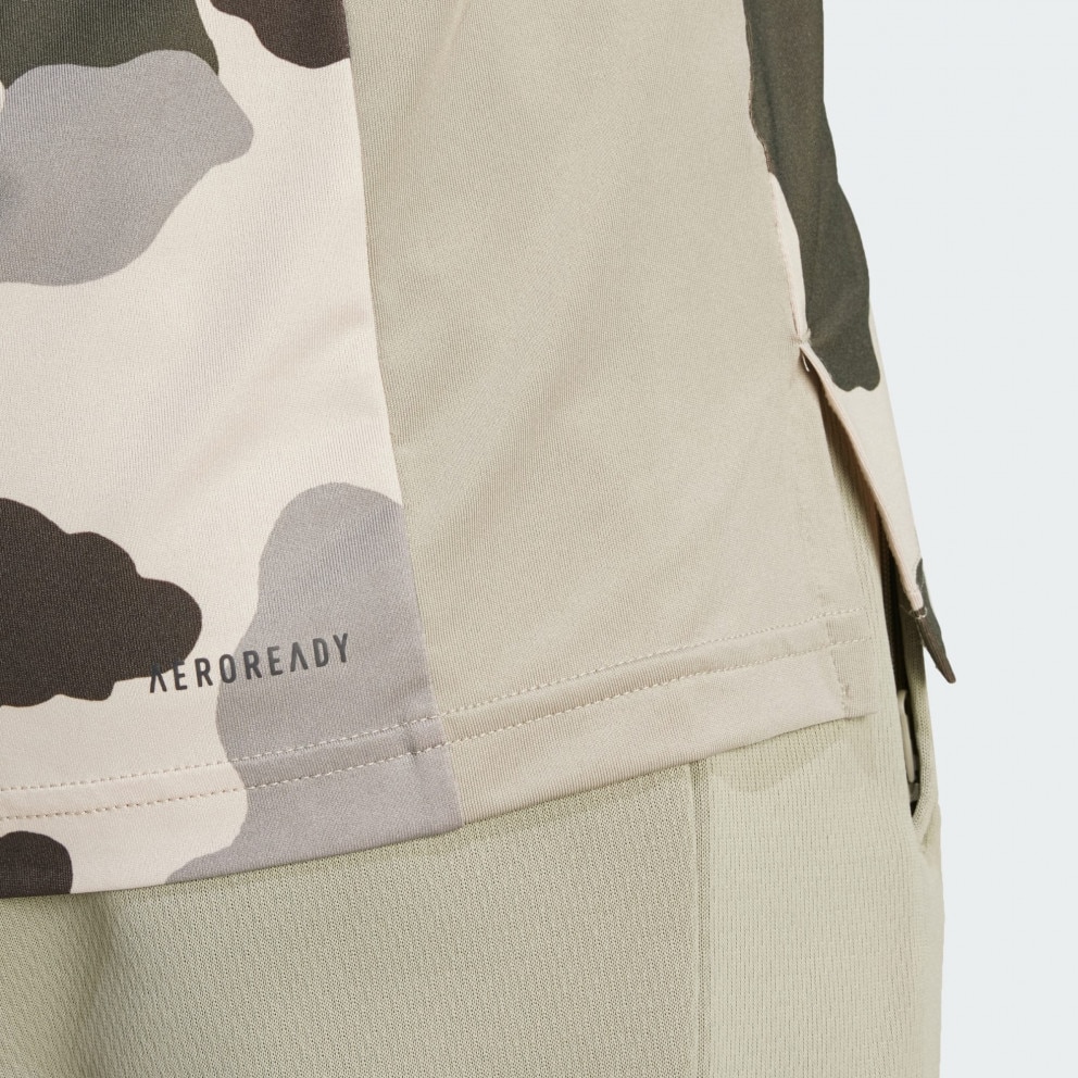 adidas Train Essentials Camo Allover Print Tee
