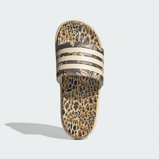 Adidas leopard slides online