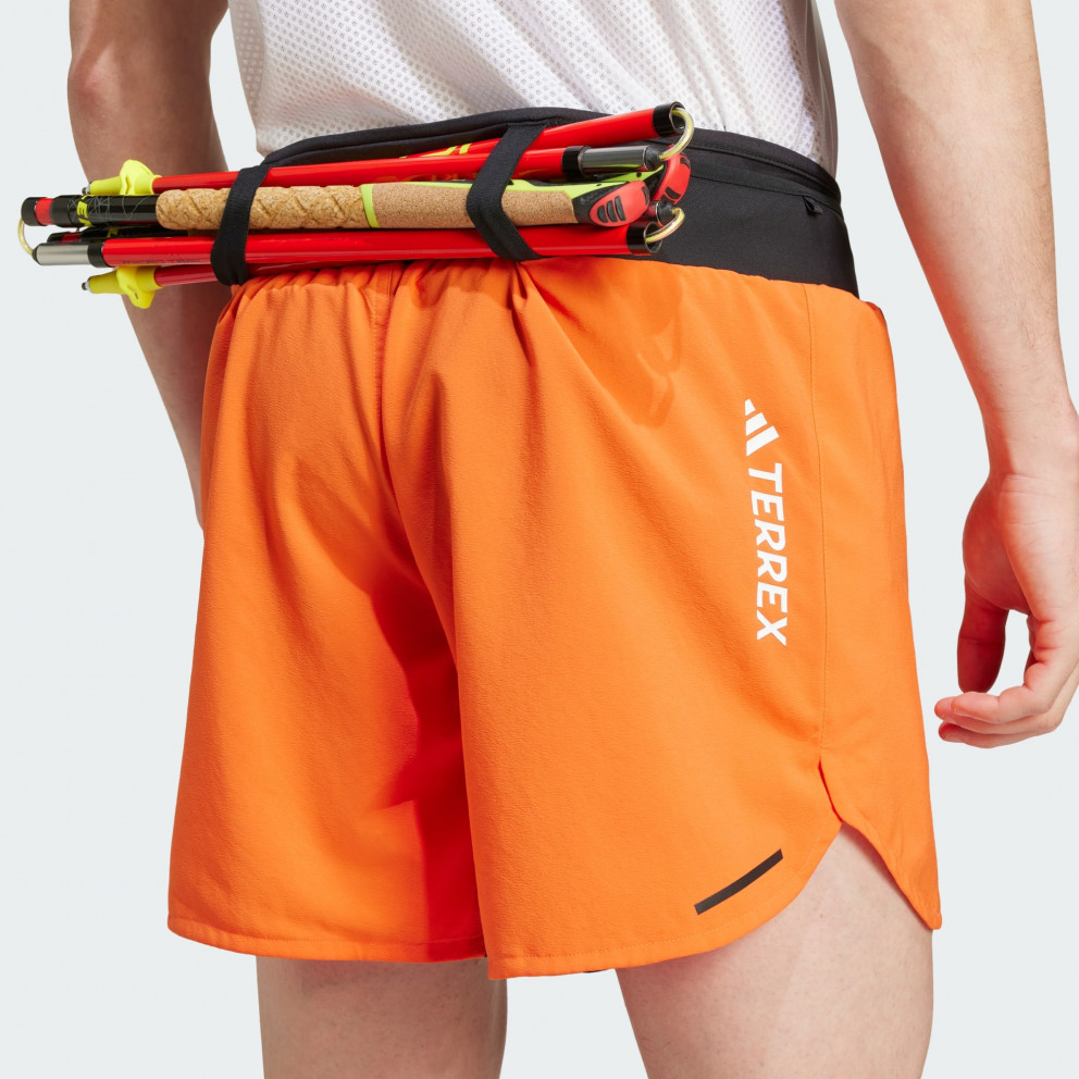 adidas Terrex Terrex Agravic Trail Running Shorts Semi Impact Orange Black IW6617