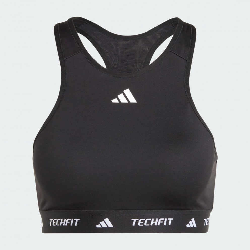 adidas Techfit Medium-Support High-Neck Bra