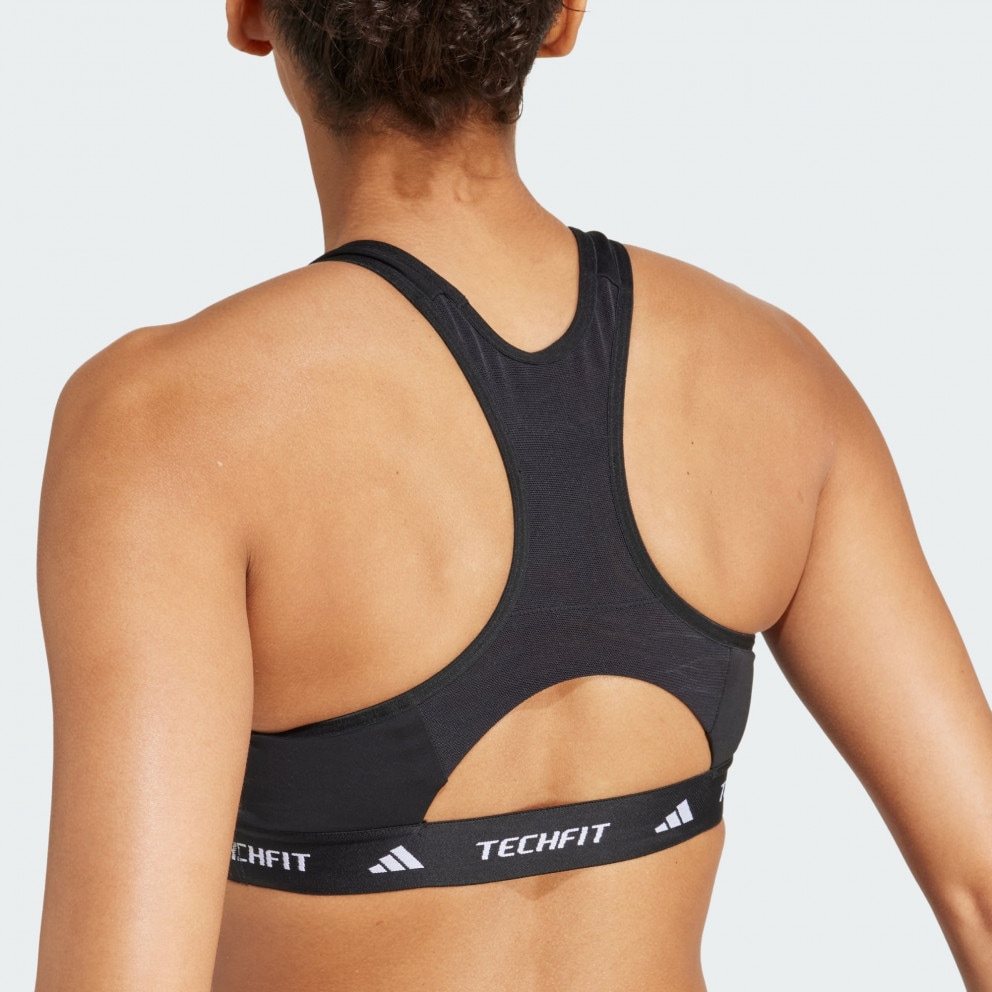adidas Techfit Medium-Support High-Neck Bra