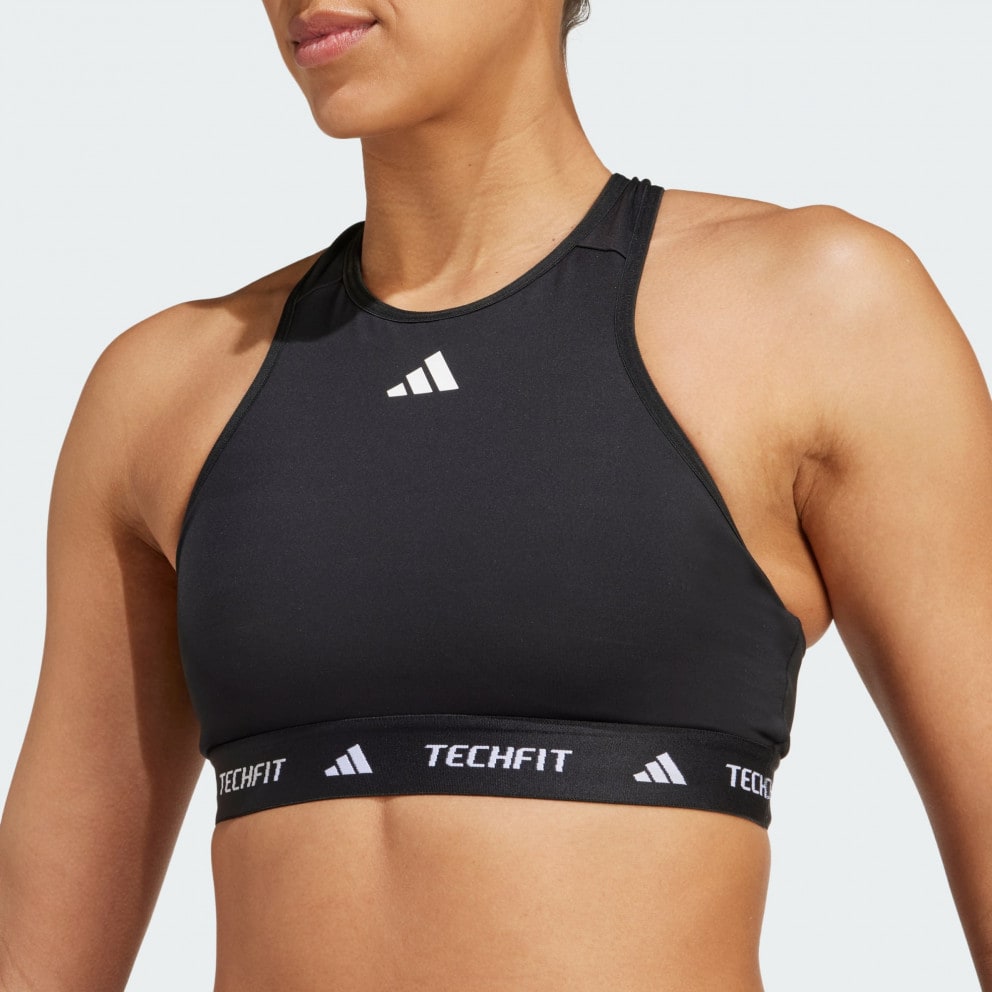 adidas Techfit Medium-Support High-Neck Bra