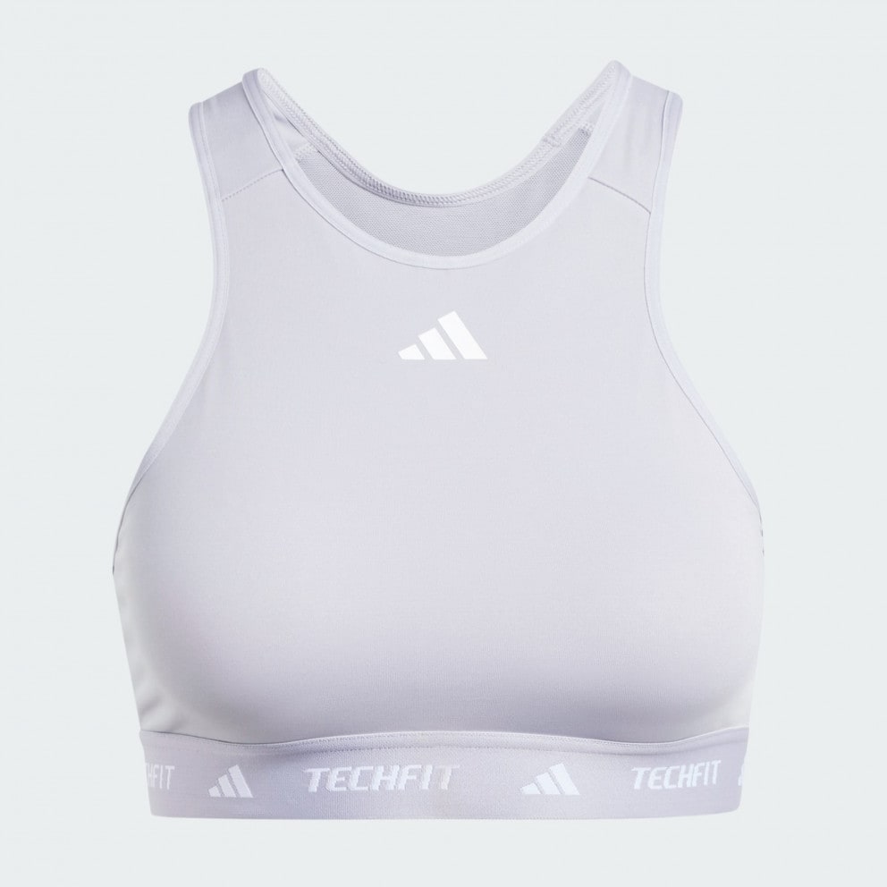 adidas Techfit Medium-Support High-Neck Bra