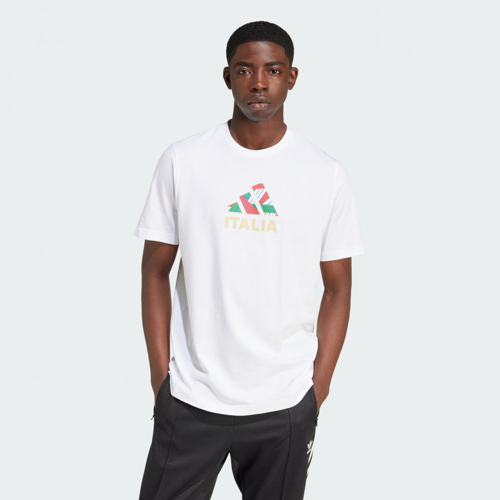adidas Italy Football Fan Graphic Men's T-shirt