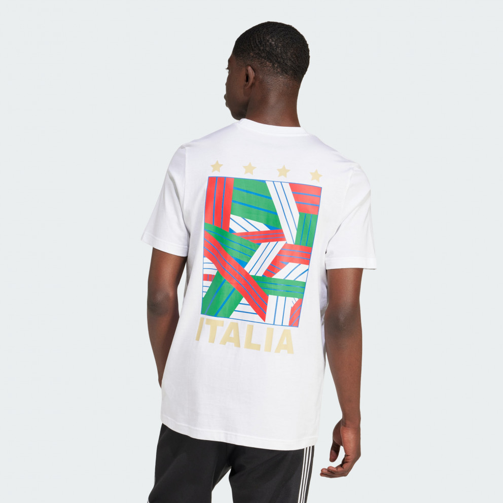 adidas Italy Football Fan Graphic Men's T-shirt