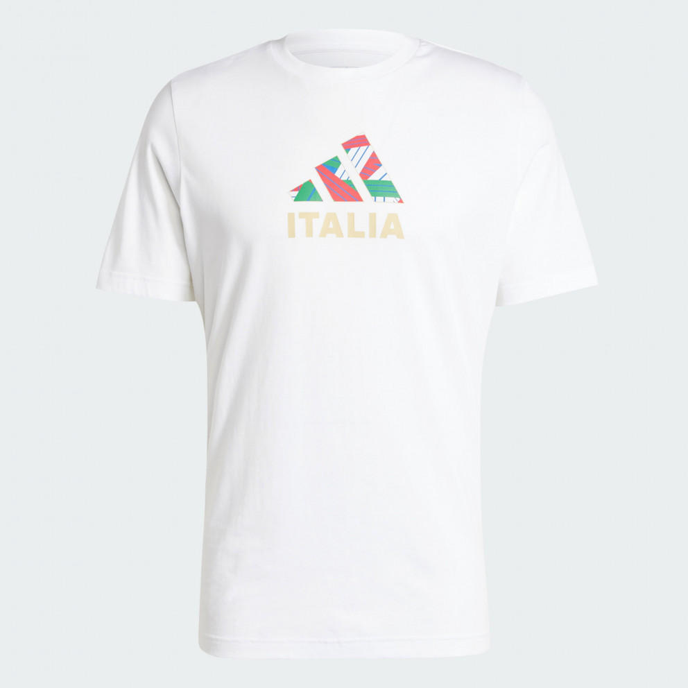 adidas Italy Football Fan Graphic Men's T-shirt