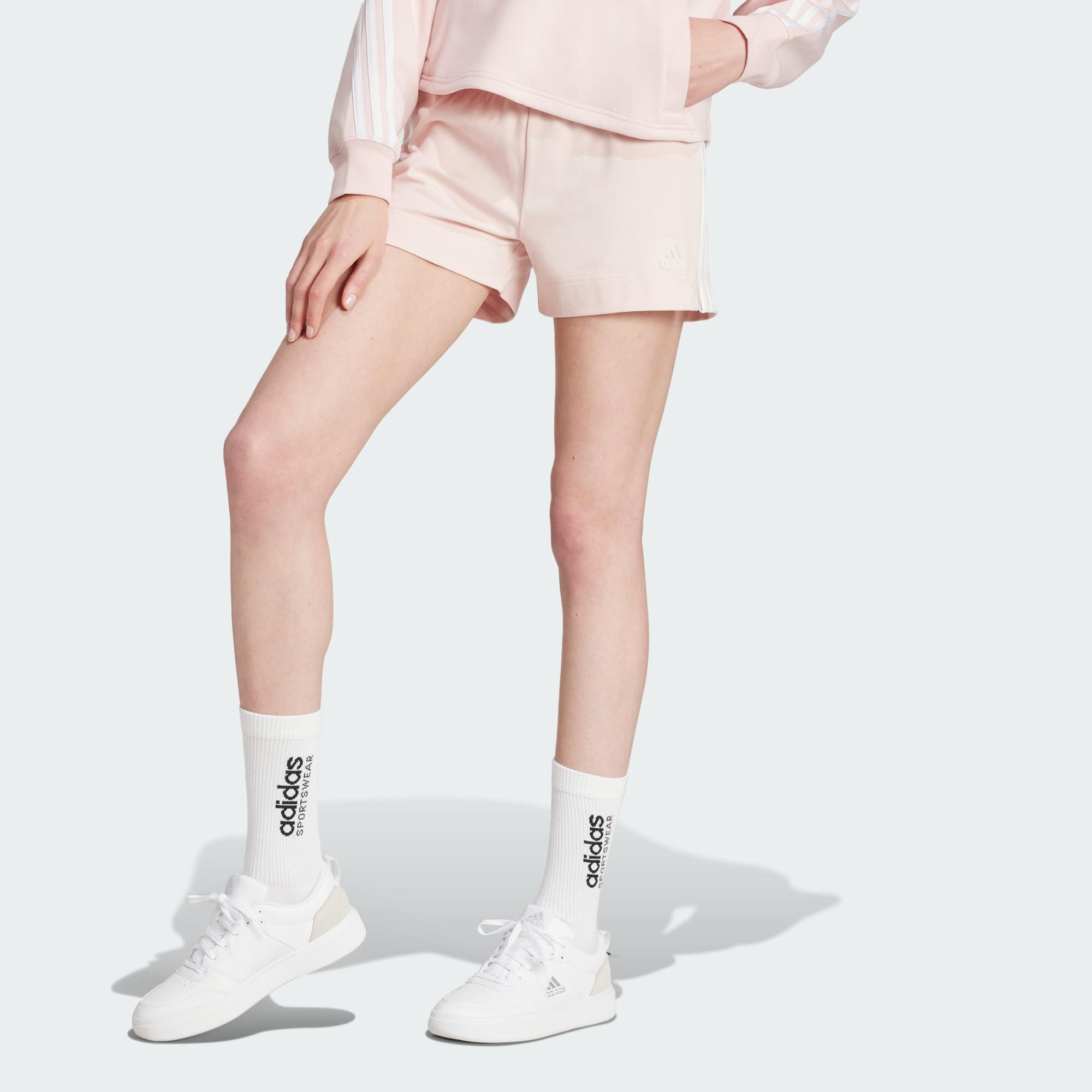  adidas Essentials Slim 3-Stripes Shorts (9000194565_3142) 2025