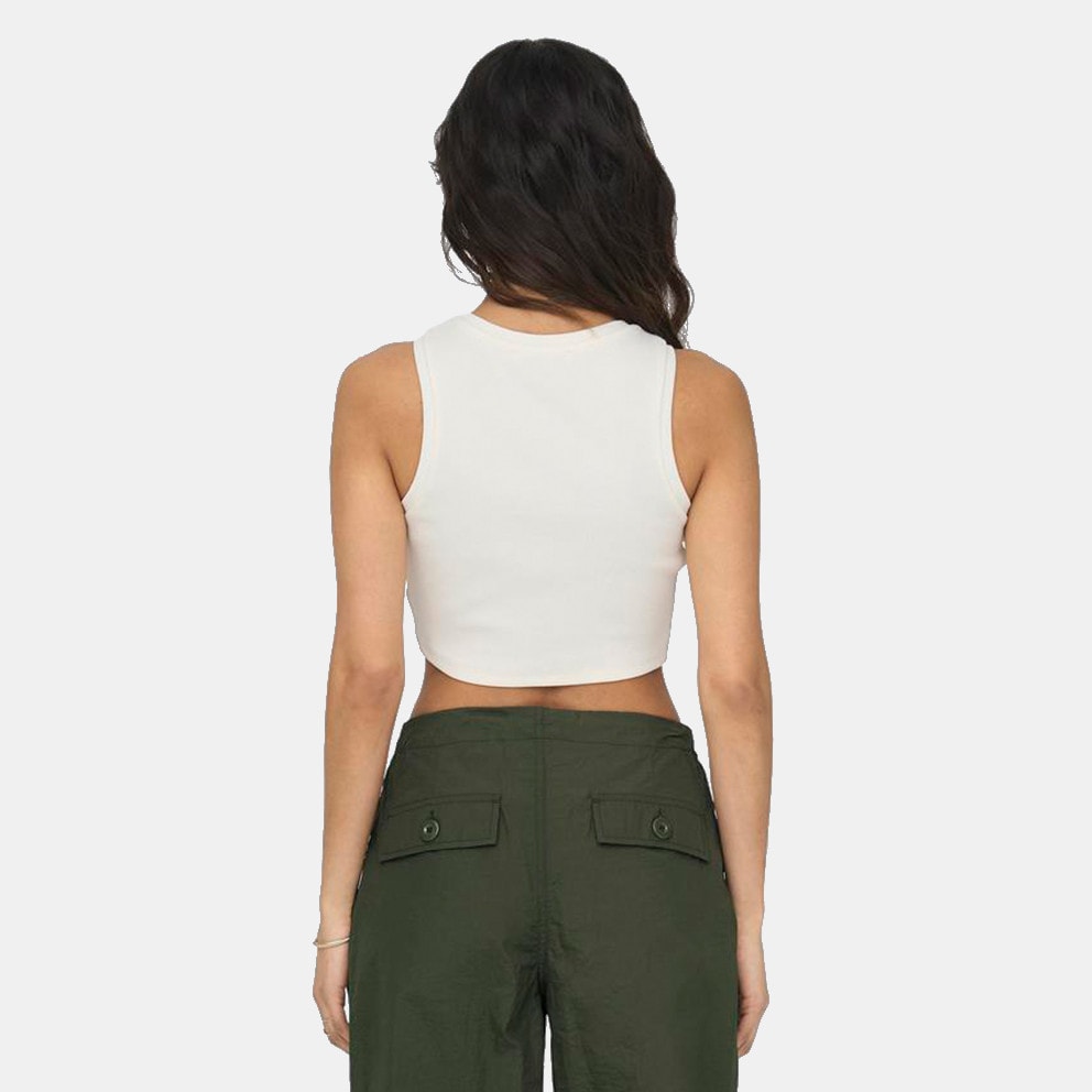 Only Cropped Γυναικείο Αμάνικο T-Shirt