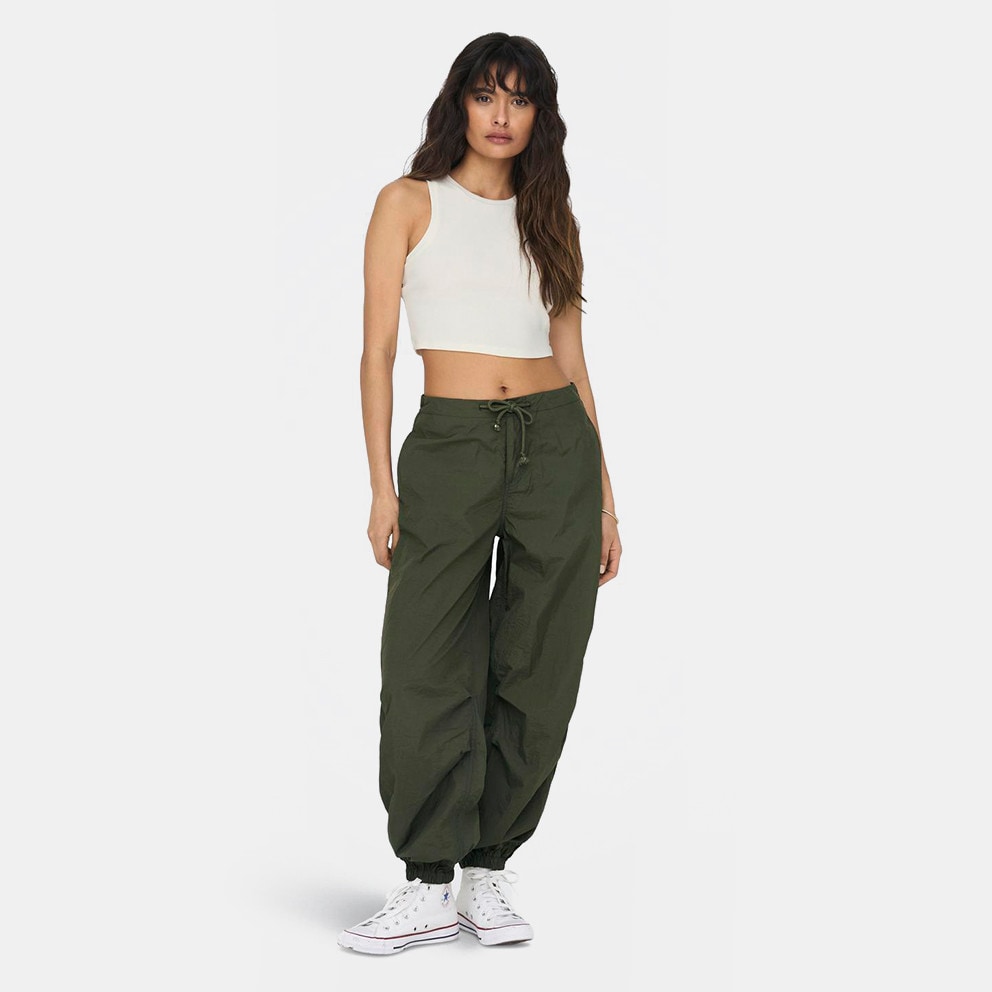 Only Cropped Γυναικείο Αμάνικο T-Shirt