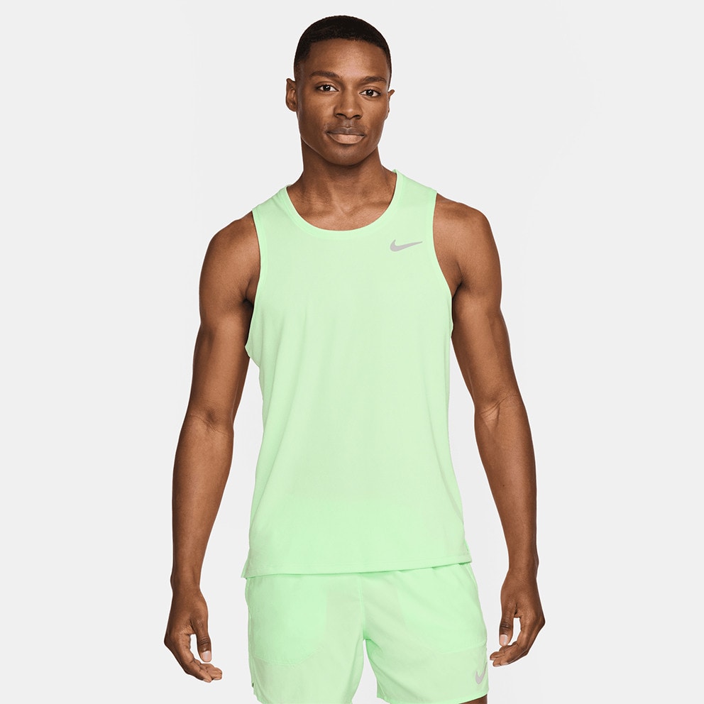 Nike Miler Dri-FIT Aνδρικό Αμάνικο για Τρέξιμο