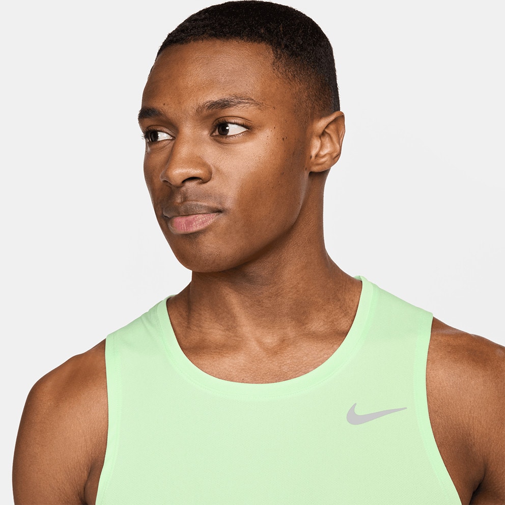 Nike Miler Dri-FIT Aνδρικό Αμάνικο για Τρέξιμο