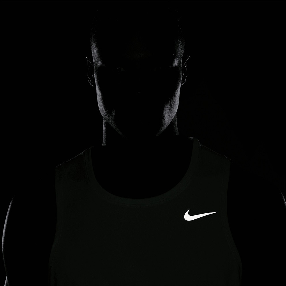 Nike Miler Dri-FIT Aνδρικό Αμάνικο για Τρέξιμο