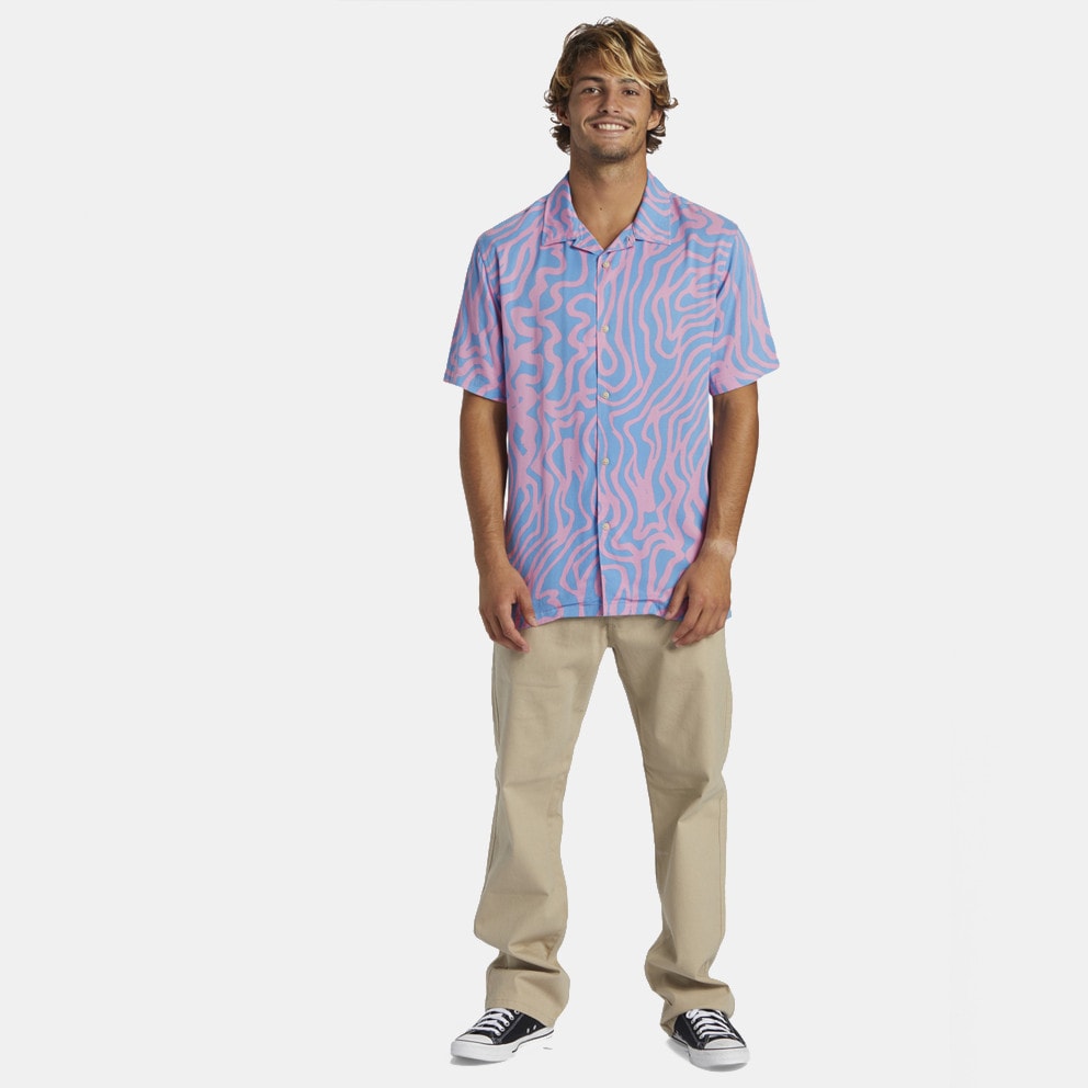 Quiksilver Pool Party Casual Ss Regular Fit Ανδρικό Πουκάμισο