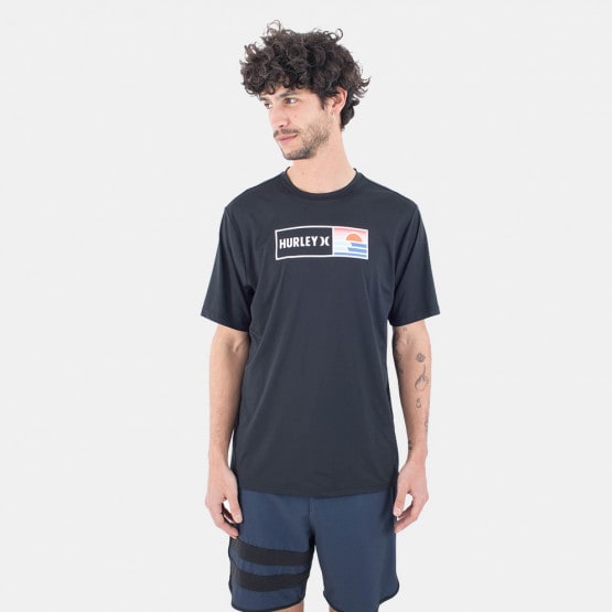 Hurley Evd Hybrid Upf Ss Μπλουζα Ανδρικο