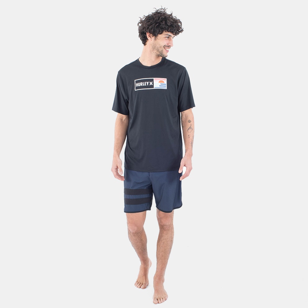 Hurley Evd Hybrid Upf Ss Μπλουζα Ανδρικο