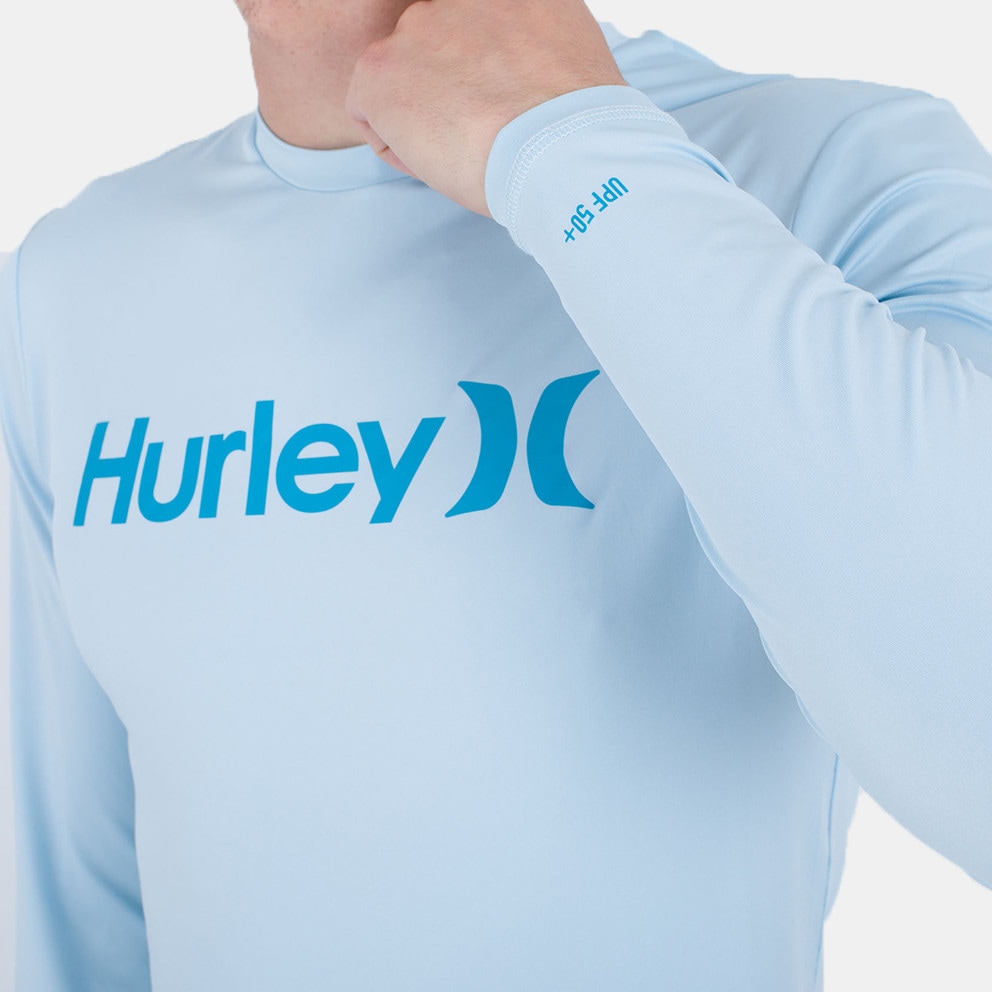 Hurley Oao Quickdry Rashguard Ls Μπλουζα Ανδρικο